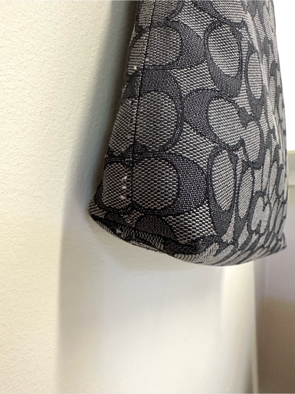 Coach Signature Jacquard Canvas Outline File Crossbody Bag - Picture 7 of 12